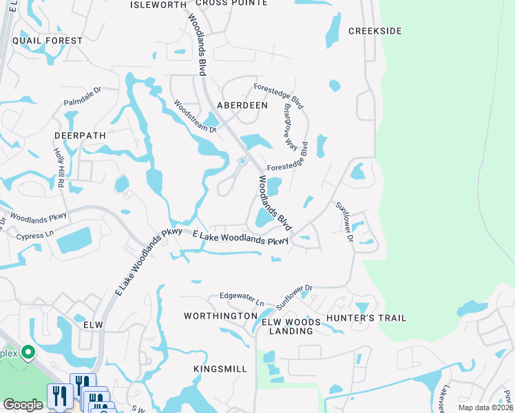 map of restaurants, bars, coffee shops, grocery stores, and more near 1233 Clays Trail in Oldsmar