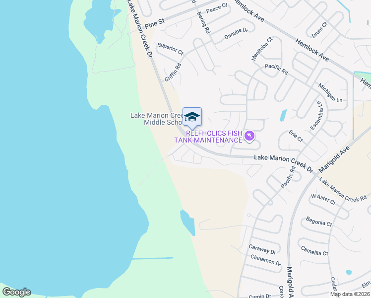 map of restaurants, bars, coffee shops, grocery stores, and more near 267 Grand Rapids Drive in Kissimmee