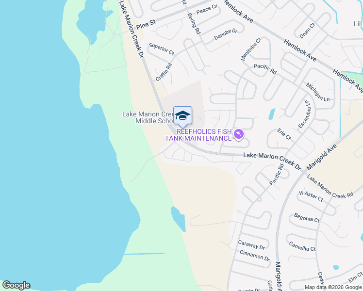 map of restaurants, bars, coffee shops, grocery stores, and more near 267 Grand Rapids Drive in Kissimmee