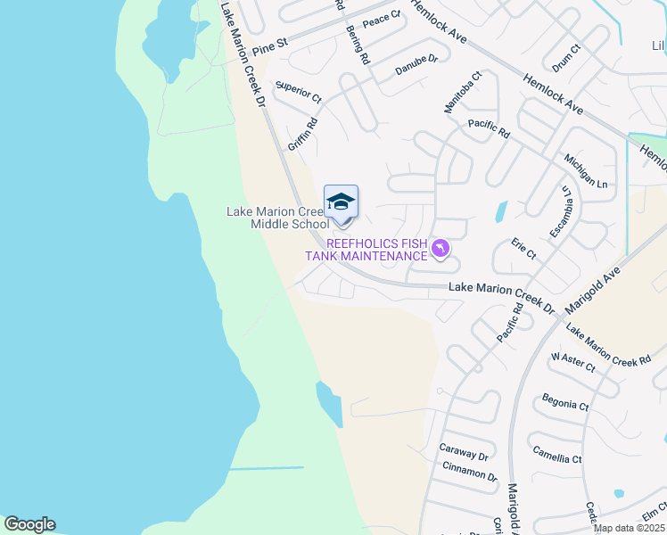 map of restaurants, bars, coffee shops, grocery stores, and more near 9202 Lake Marion Golf Resort in Poinciana