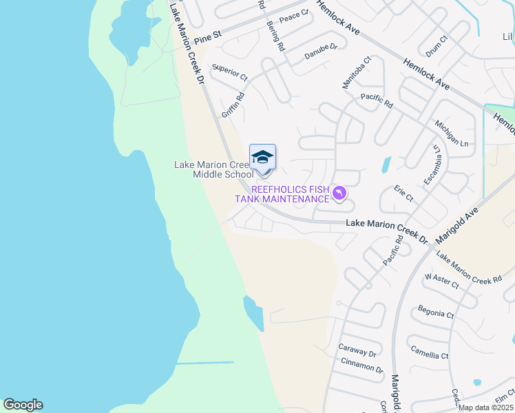 map of restaurants, bars, coffee shops, grocery stores, and more near 8201 Lake Marion Golf Resort in Kissimmee