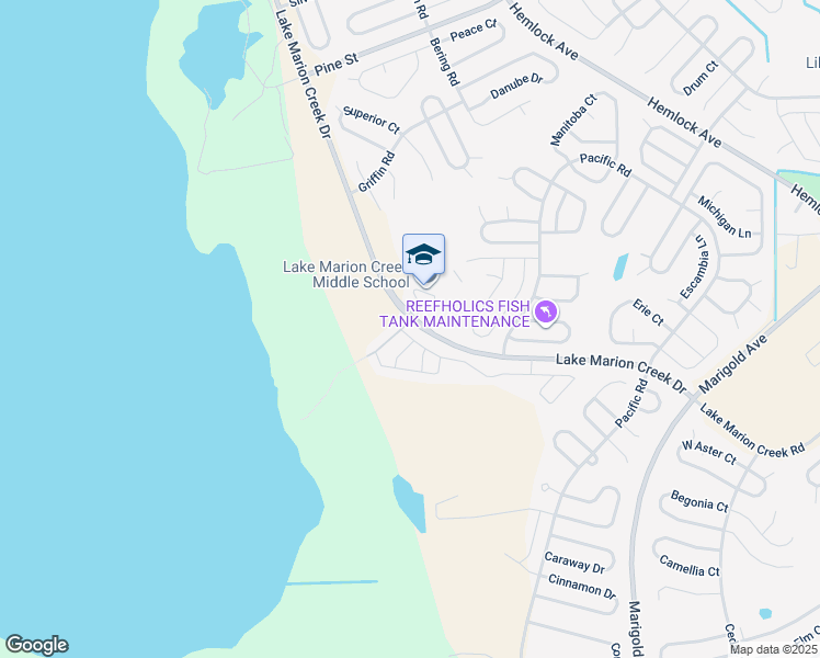 map of restaurants, bars, coffee shops, grocery stores, and more near 9202 Lake Marion Golf Resort in Poinciana
