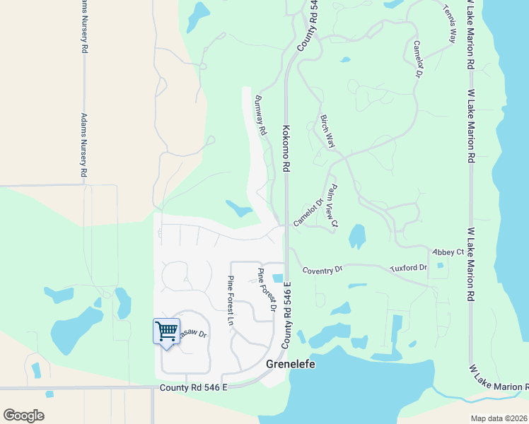 map of restaurants, bars, coffee shops, grocery stores, and more near 2388 Burnway Road in Haines City
