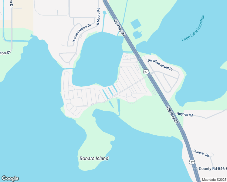 map of restaurants, bars, coffee shops, grocery stores, and more near 31850 US Highway 27 in Haines City