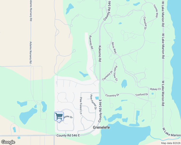 map of restaurants, bars, coffee shops, grocery stores, and more near 2388 Burnway Road in Haines City