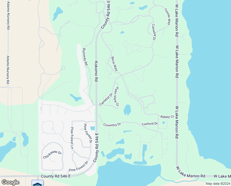 map of restaurants, bars, coffee shops, grocery stores, and more near 176 Palm View Court in Haines City
