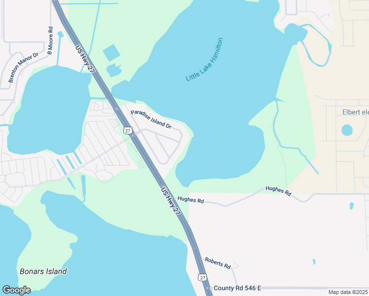 map of restaurants, bars, coffee shops, grocery stores, and more near 220 Paradise Island Drive in Haines City