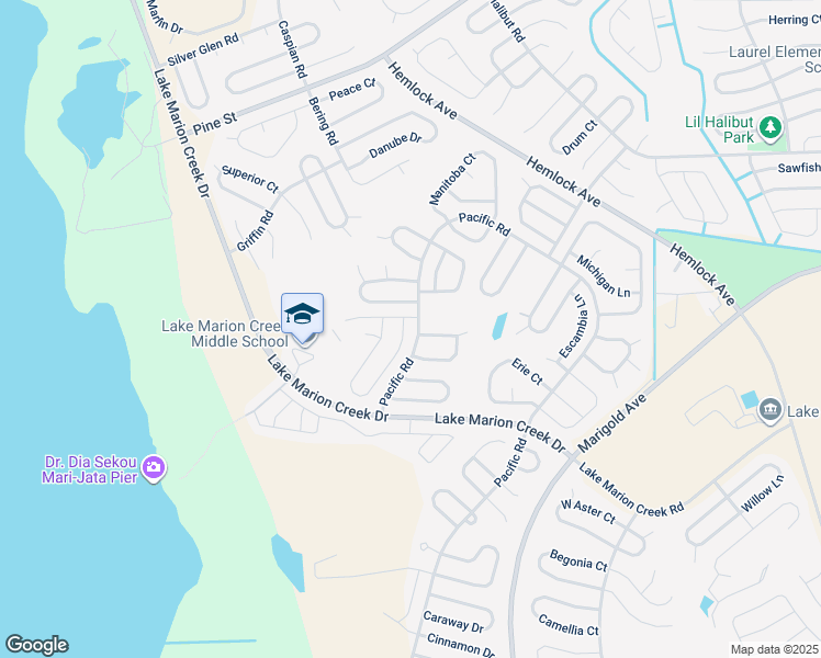 map of restaurants, bars, coffee shops, grocery stores, and more near 1903 Myakka Court in Poinciana