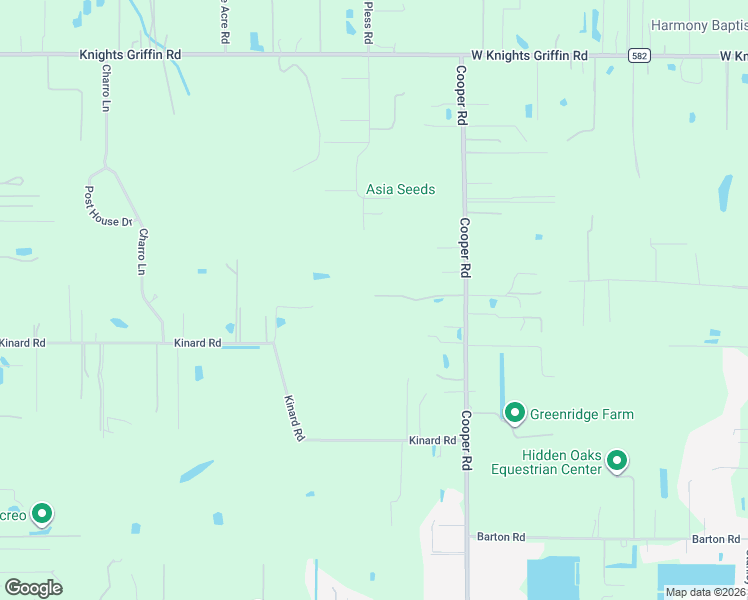 map of restaurants, bars, coffee shops, grocery stores, and more near 4421 Cooper Road in Plant City