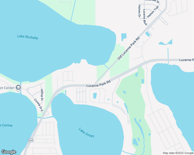 map of restaurants, bars, coffee shops, grocery stores, and more near 3010 Old Lucerne Park Road in Winter Haven