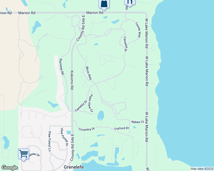 map of restaurants, bars, coffee shops, grocery stores, and more near 501 Maple Leaf Court in Haines City