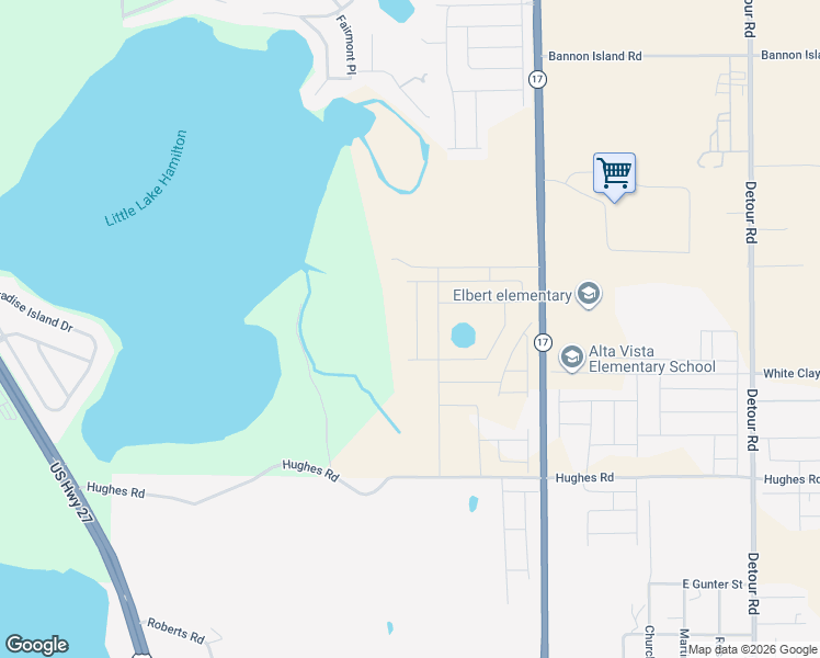 map of restaurants, bars, coffee shops, grocery stores, and more near 1020 Floyd Road in Haines City