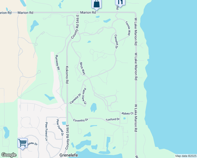 map of restaurants, bars, coffee shops, grocery stores, and more near 501 Maple Leaf Court in Haines City
