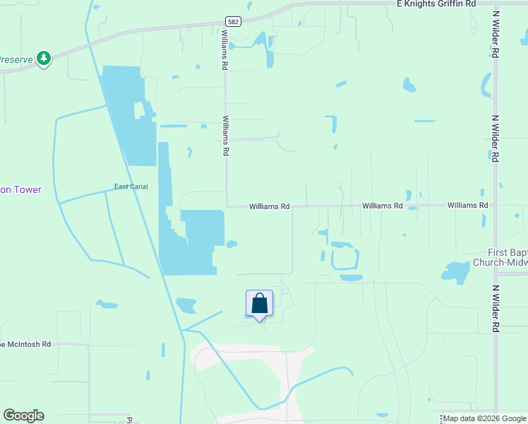 map of restaurants, bars, coffee shops, grocery stores, and more near 1701 Williams Road in Plant City