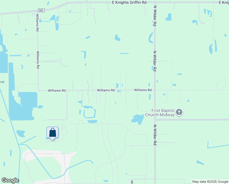 map of restaurants, bars, coffee shops, grocery stores, and more near 2325 Williams Road in Plant City
