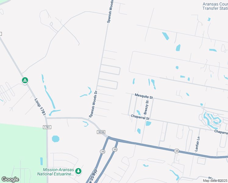 map of restaurants, bars, coffee shops, grocery stores, and more near 106 South Sierra Woods Drive in Rockport
