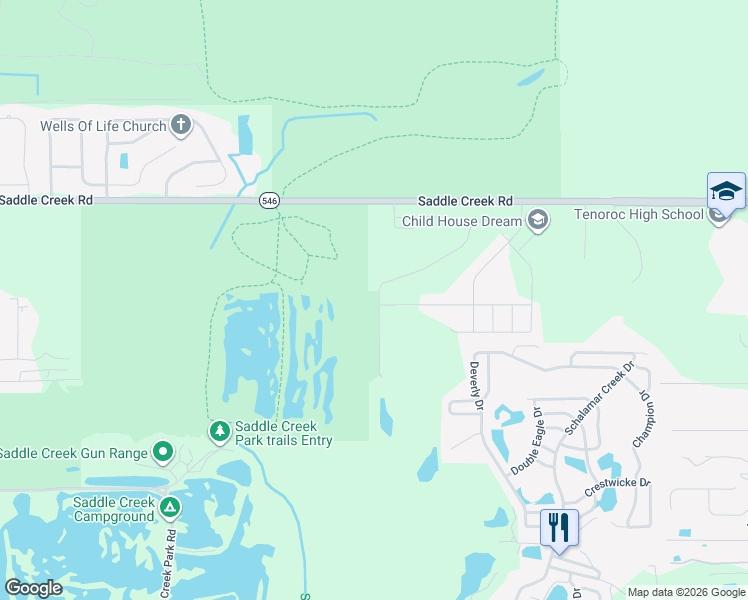 map of restaurants, bars, coffee shops, grocery stores, and more near Unnamed Road in Lakeland