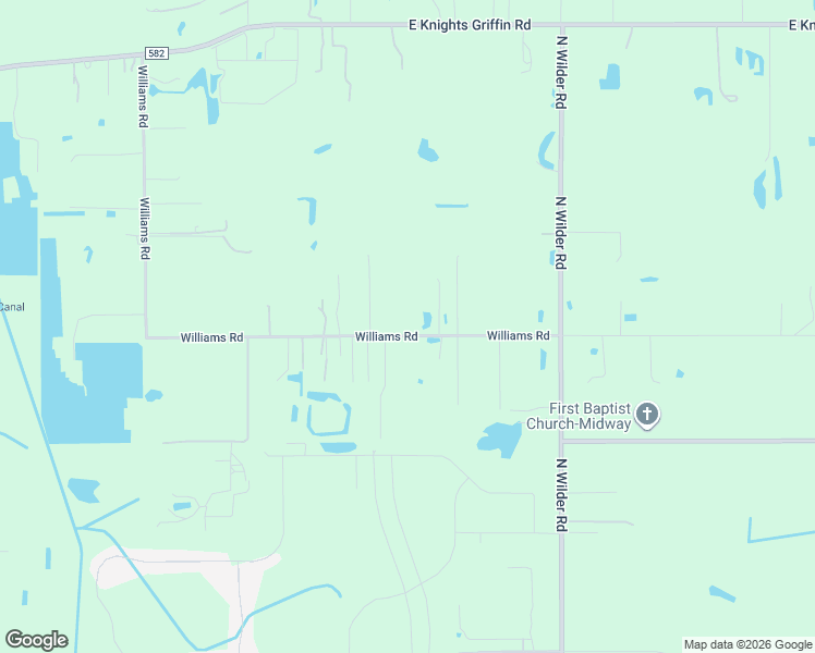 map of restaurants, bars, coffee shops, grocery stores, and more near 2325 Williams Road in Plant City