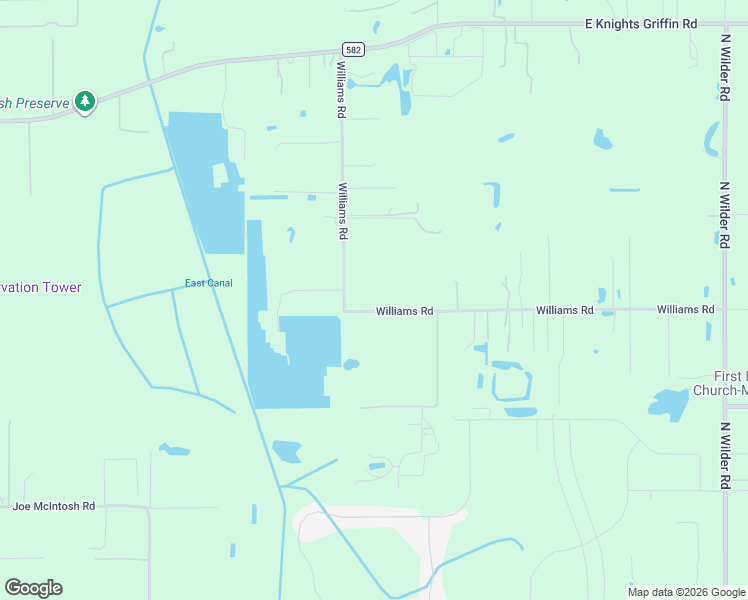 map of restaurants, bars, coffee shops, grocery stores, and more near 1701 Williams Road in Plant City