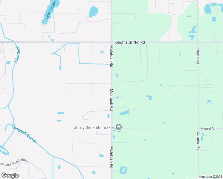 map of restaurants, bars, coffee shops, grocery stores, and more near 11988-11500 McIntosh Rd in Thonotosassa