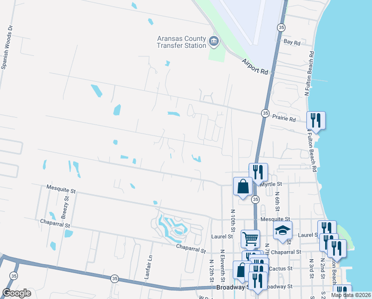 map of restaurants, bars, coffee shops, grocery stores, and more near 1406 Lone Star Road in Fulton