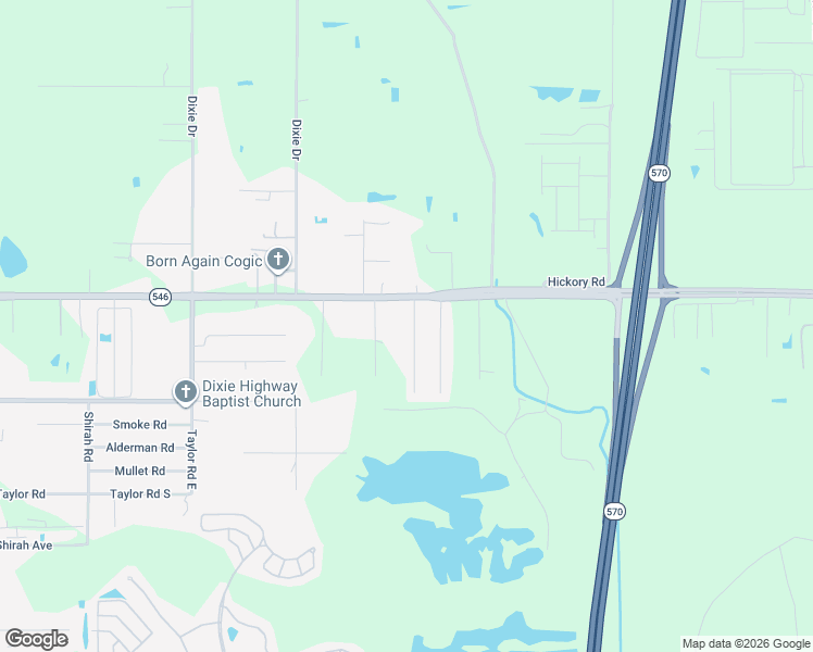 map of restaurants, bars, coffee shops, grocery stores, and more near 107 Hales Road in Auburndale