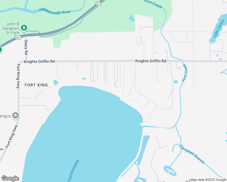 map of restaurants, bars, coffee shops, grocery stores, and more near 12600 Orange Lake View in Thonotosassa