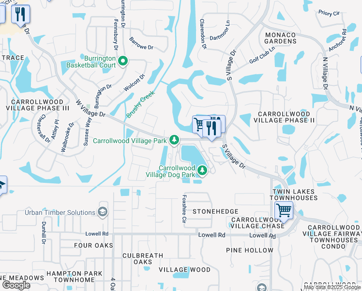 map of restaurants, bars, coffee shops, grocery stores, and more near 4680 West Village Drive in Tampa