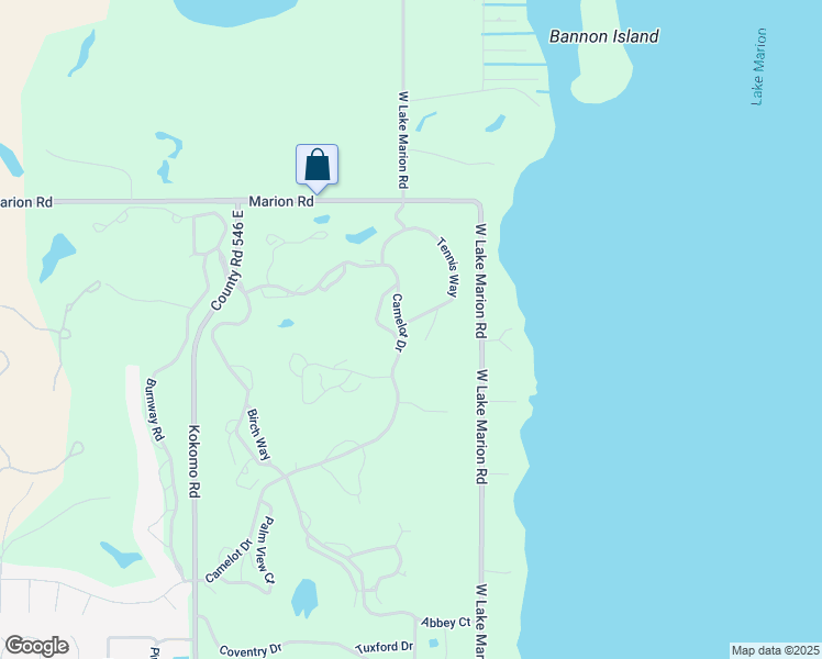 map of restaurants, bars, coffee shops, grocery stores, and more near 3119 Camelot Drive in Haines City