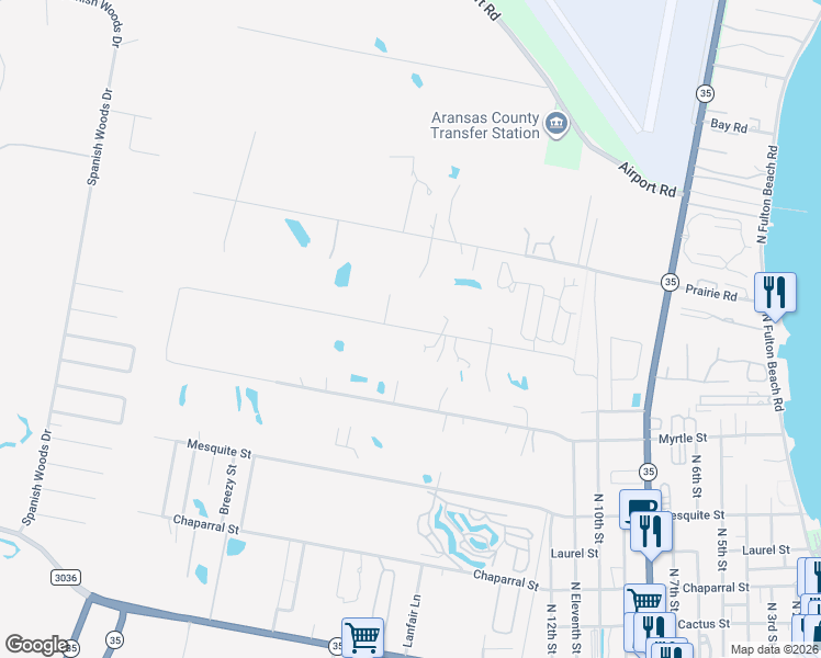 map of restaurants, bars, coffee shops, grocery stores, and more near 1610 Lone Star Road in Fulton