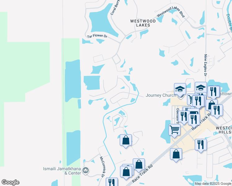 map of restaurants, bars, coffee shops, grocery stores, and more near 12828 Stanwyck Circle in Tampa