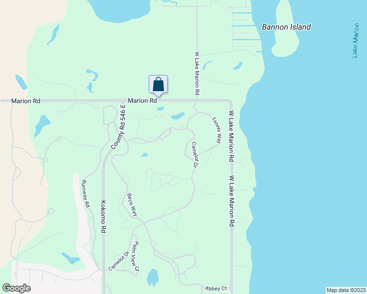 map of restaurants, bars, coffee shops, grocery stores, and more near 3116 Olde Camelot Circle in Haines City