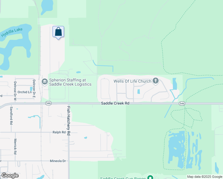 map of restaurants, bars, coffee shops, grocery stores, and more near 2429 Timbercreek Loop East in Lakeland