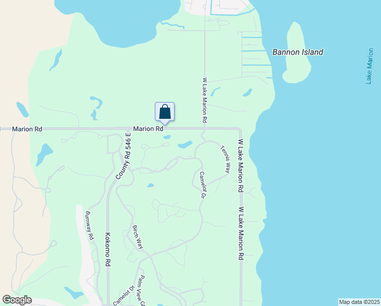 map of restaurants, bars, coffee shops, grocery stores, and more near 3095 Camelot Dr in Haines City