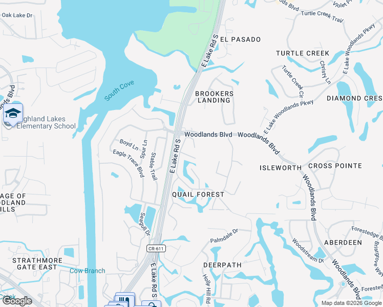 map of restaurants, bars, coffee shops, grocery stores, and more near 140 Joanne Place in Oldsmar
