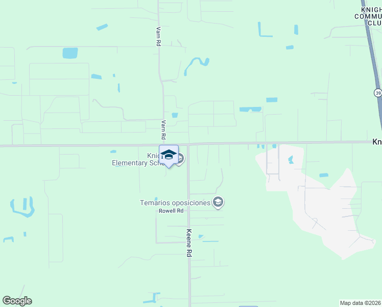 map of restaurants, bars, coffee shops, grocery stores, and more near 4815 Keene Road in Plant City