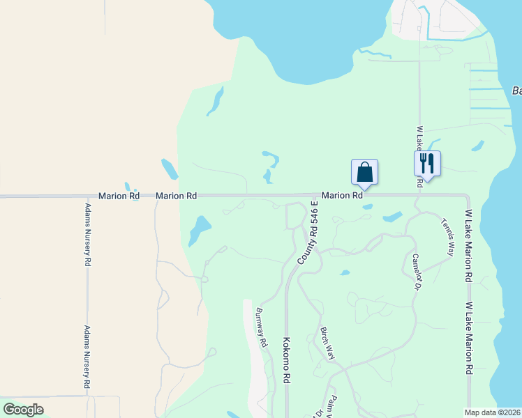 map of restaurants, bars, coffee shops, grocery stores, and more near 2096 Corner Lake in Haines City