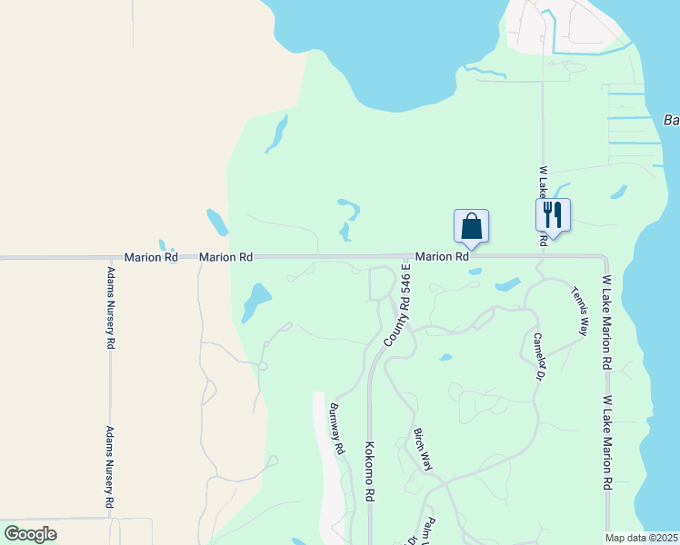 map of restaurants, bars, coffee shops, grocery stores, and more near 2080 Corner Lake in Haines City