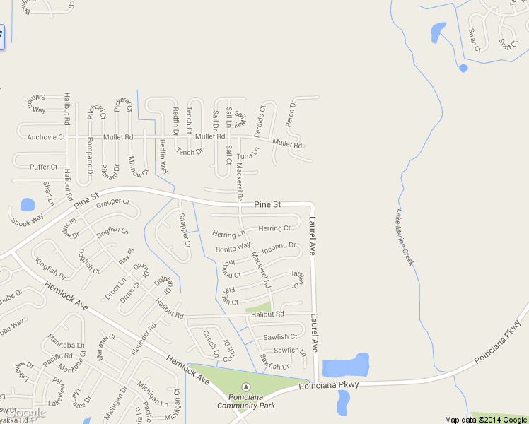 map of restaurants, bars, coffee shops, grocery stores, and more near 13 Herring Court in Kissimmee