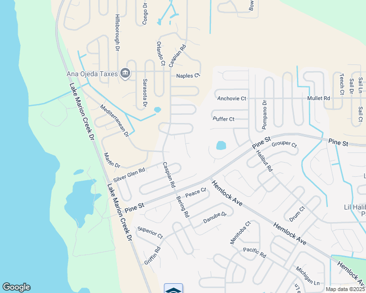 map of restaurants, bars, coffee shops, grocery stores, and more near 465 Rio Grande Court in Kissimmee