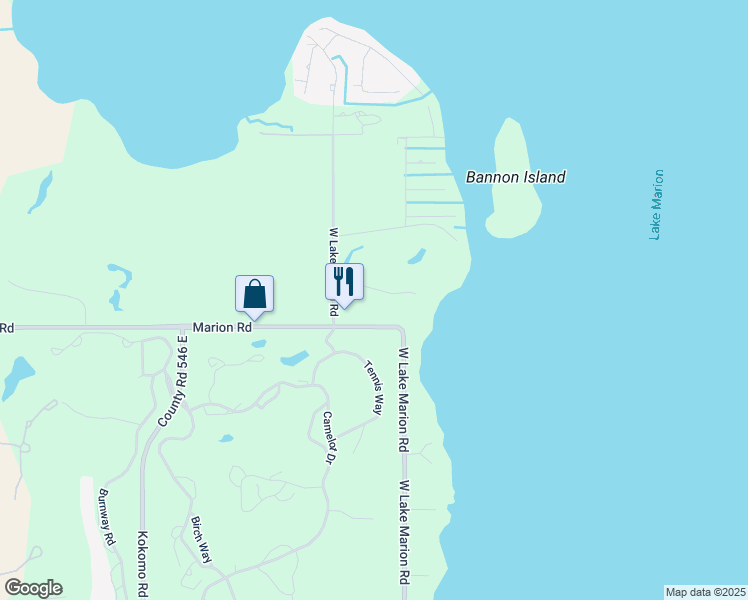 map of restaurants, bars, coffee shops, grocery stores, and more near 2914 West Lake Marion Road in Haines City