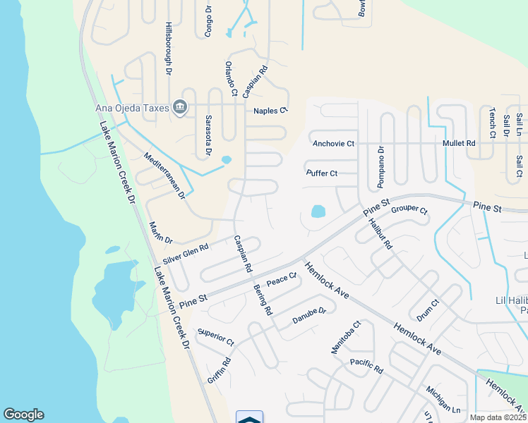 map of restaurants, bars, coffee shops, grocery stores, and more near 465 Rio Grande Court in Kissimmee