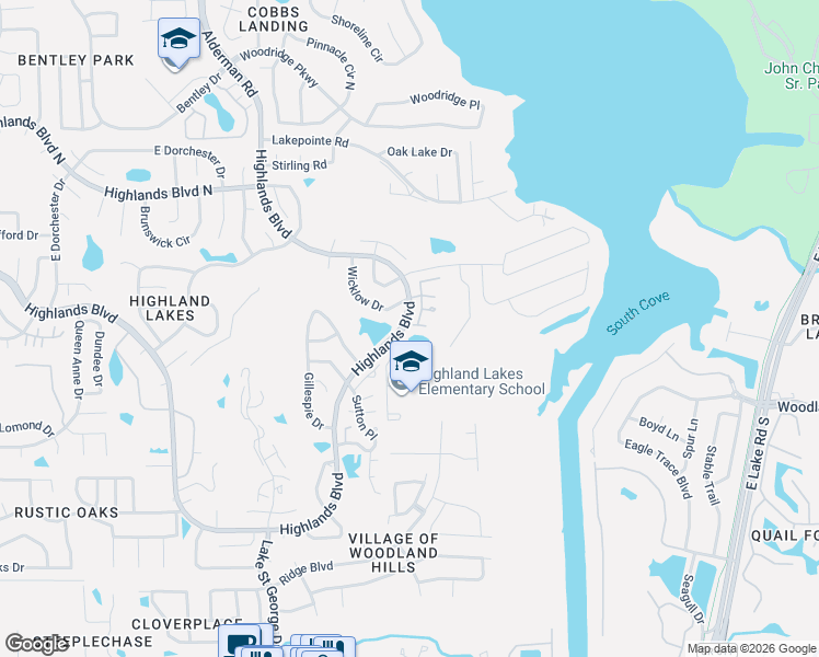 map of restaurants, bars, coffee shops, grocery stores, and more near 1418 Wicklow Drive in Palm Harbor