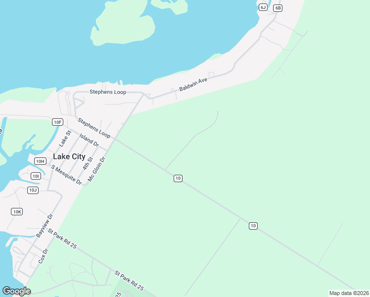 map of restaurants, bars, coffee shops, grocery stores, and more near 23604 County Road 856 in Mathis