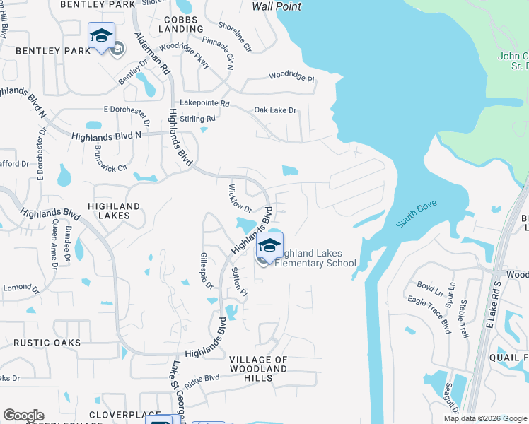 map of restaurants, bars, coffee shops, grocery stores, and more near 1418 Wicklow Drive in Palm Harbor