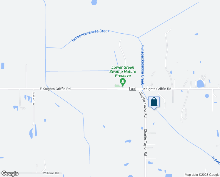 map of restaurants, bars, coffee shops, grocery stores, and more near 3540 East Knights Griffin Road in Plant City