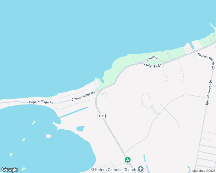 map of restaurants, bars, coffee shops, grocery stores, and more near 3422 Loop 1781 in Rockport