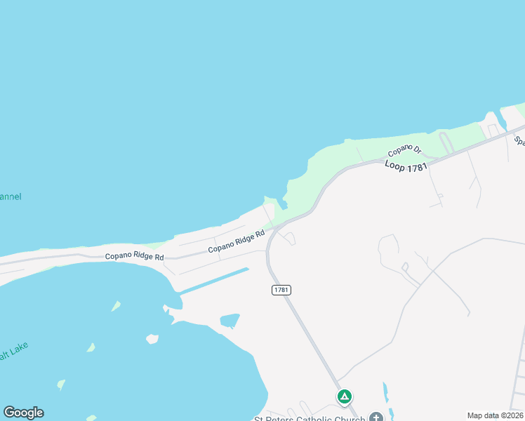 map of restaurants, bars, coffee shops, grocery stores, and more near 4R Copano Ridge Road in Rockport