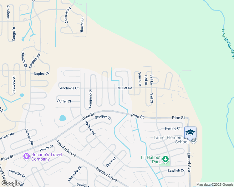 map of restaurants, bars, coffee shops, grocery stores, and more near 1705 Minnow Court in Kissimmee