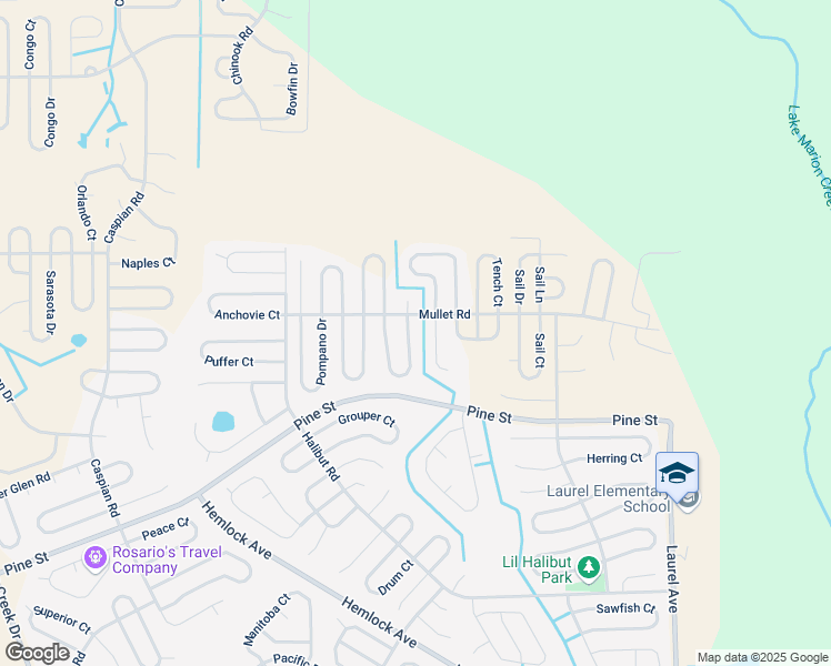 map of restaurants, bars, coffee shops, grocery stores, and more near 1705 Minnow Court in Kissimmee
